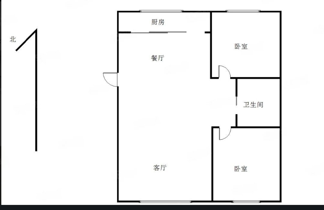 长甸街道荣誉社区,长大供销城3.5W一居室41平西厢步梯5楼公房可更名办产权9