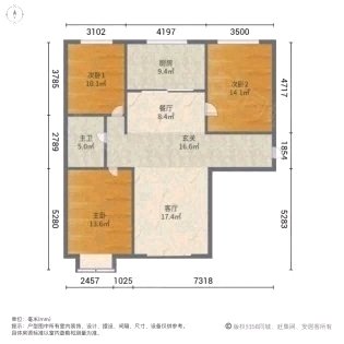 景岳公寓,景岳公寓多层两室拎包入住贷款出售93平，95万5