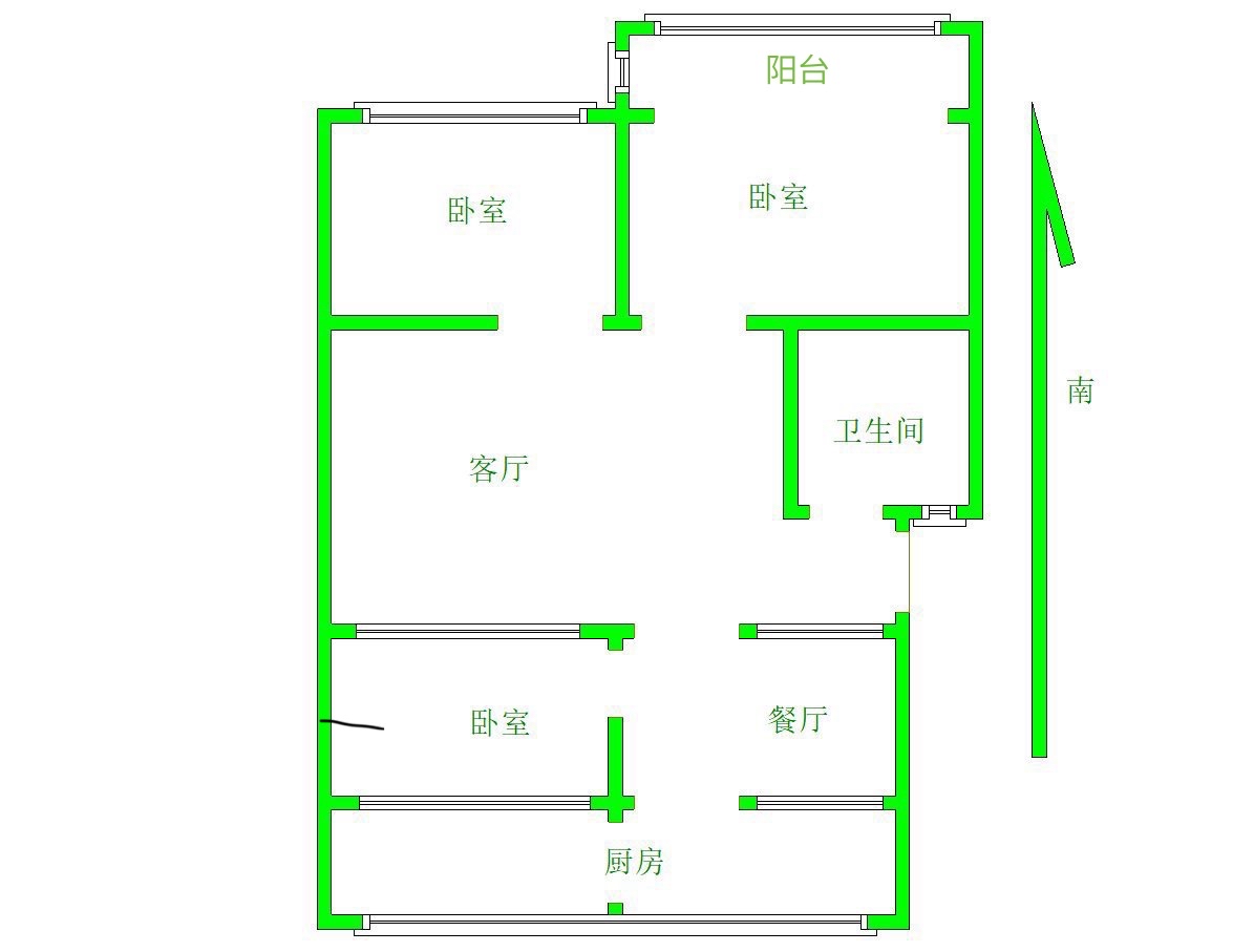 铁矿家属楼,步梯四楼 中间楼层 房改房新本10