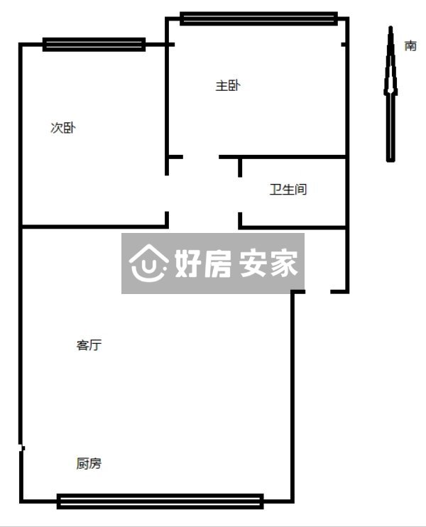 崇德南小区,步梯商品房，南北通透，无遮挡11