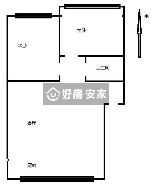 崇德南小区,步梯商品房，南北通透，无遮挡13