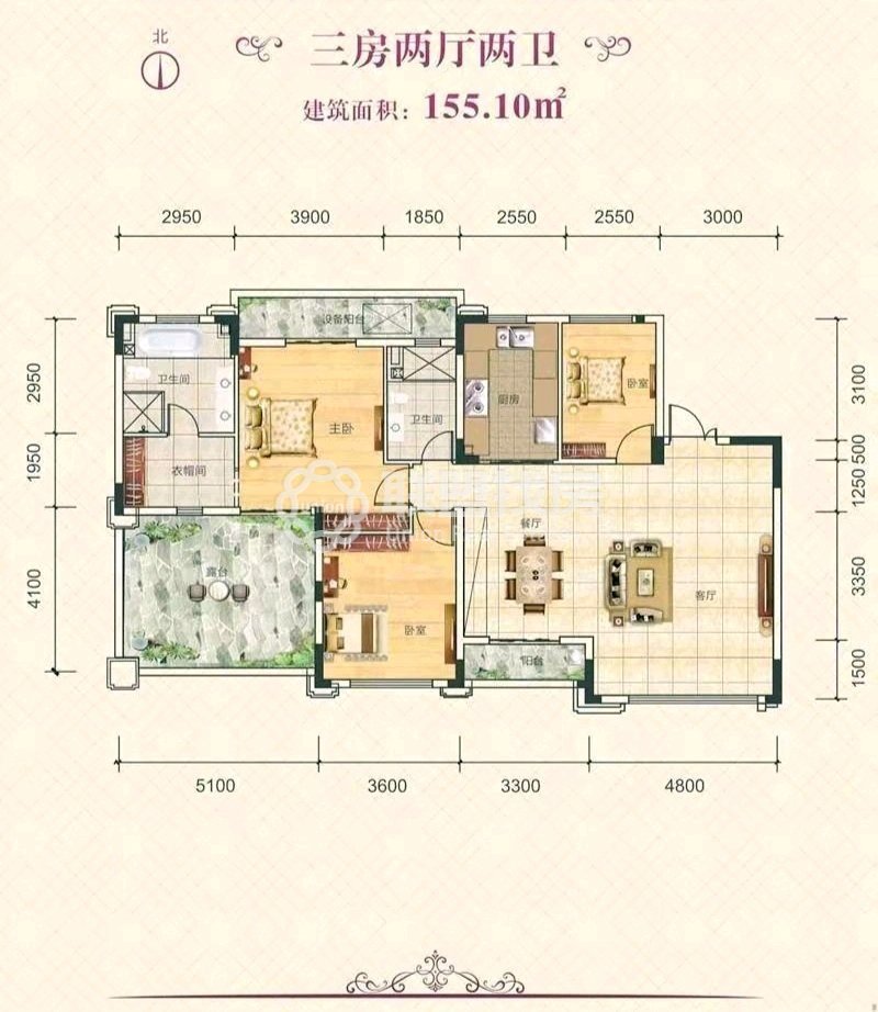 贵港恒大城,恒大城精装洋房155平看到的都送，随时入住13