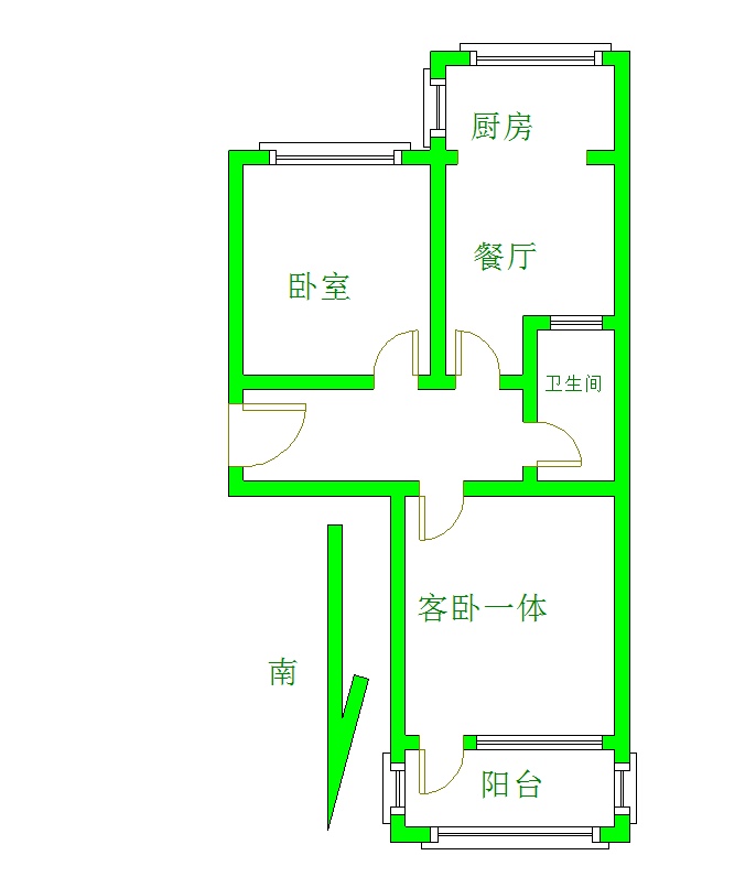 城区城区普通2室1厅1卫二手房出售11