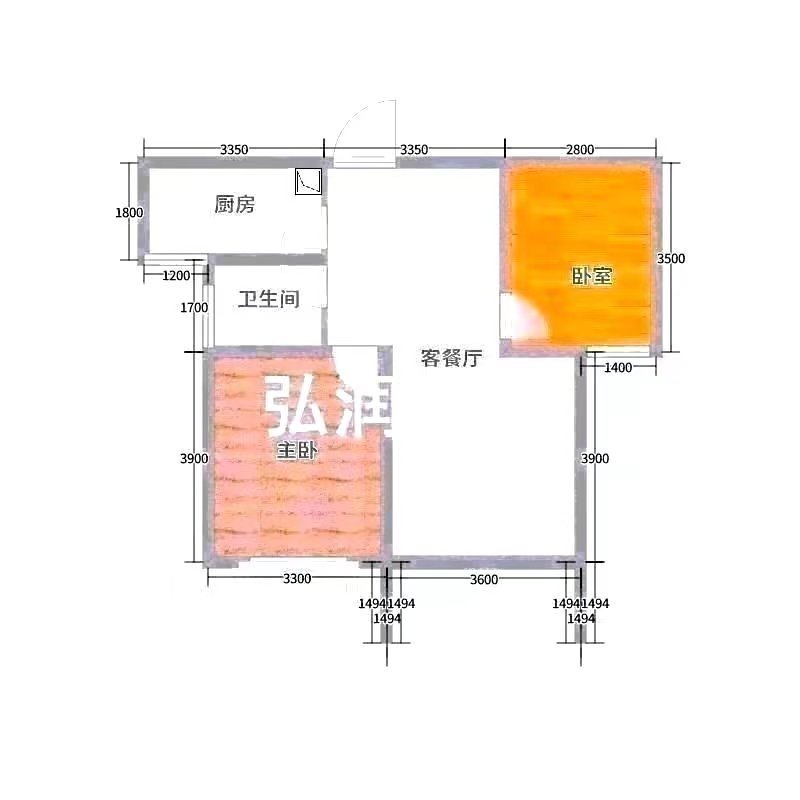 市辖区城中普通2室1厅1卫二手房出售10