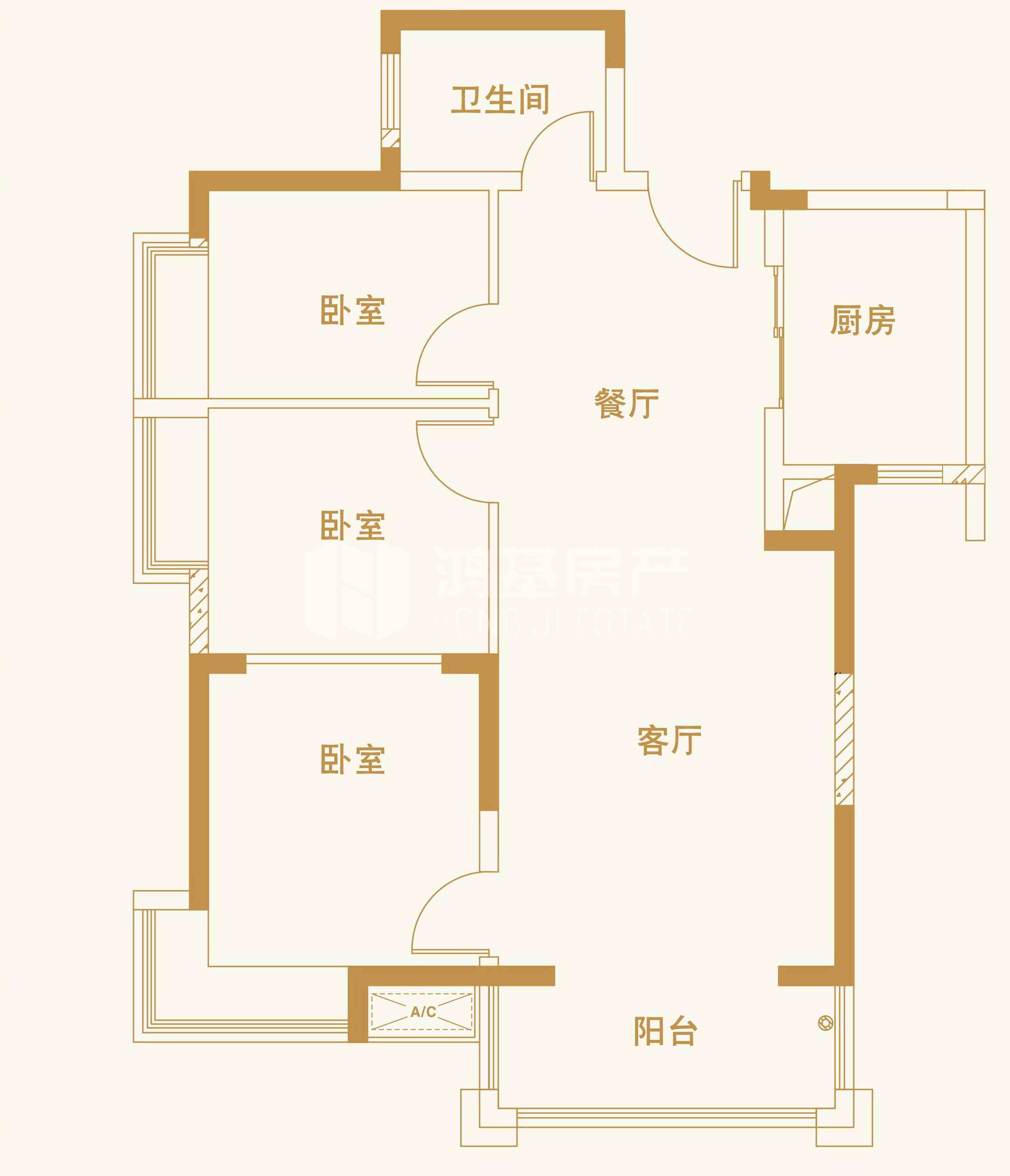 下凤凰坡,精装三房 拎包入住 生活便利9