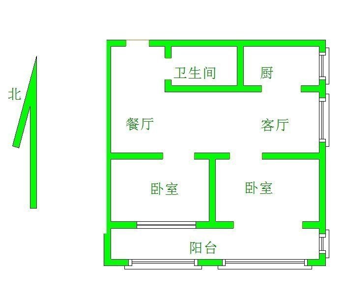 五环国际,家具家电齐全拎包入住13