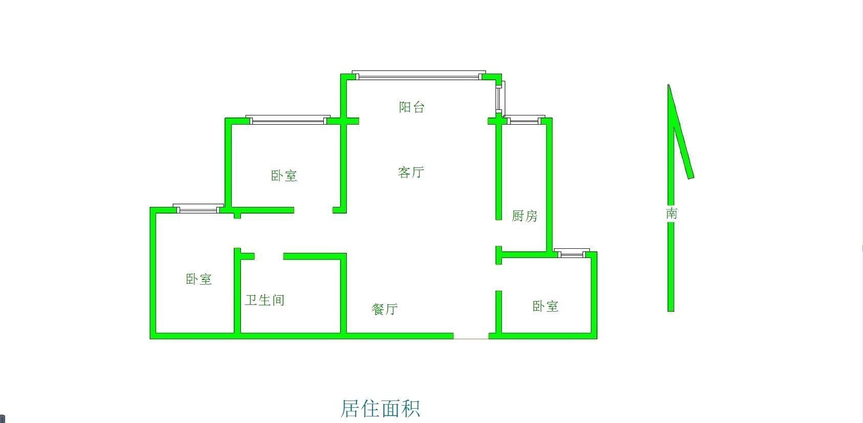 城区城西普通3室2厅1卫二手房出售12