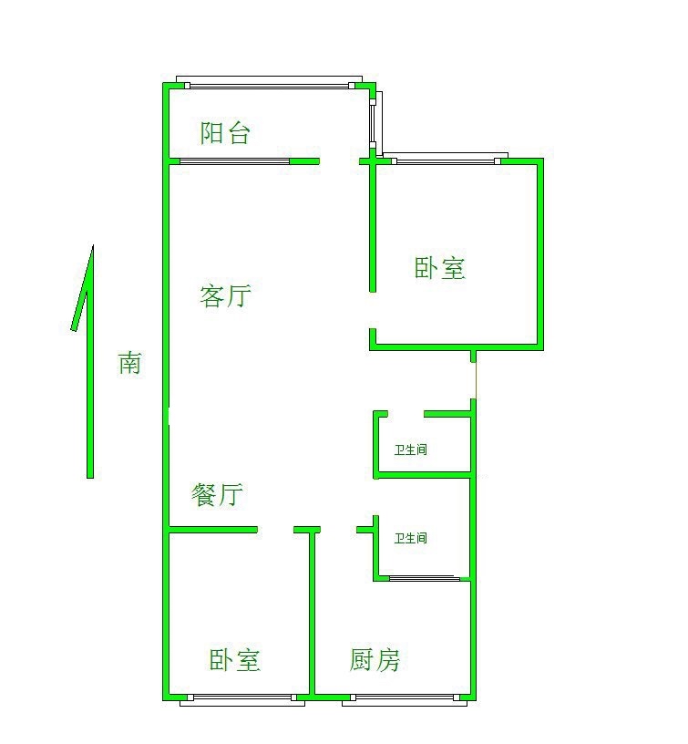 惠丰八院,精品好房，楼层好，视野广，惠丰八院2室2厅1卫1阳台！9