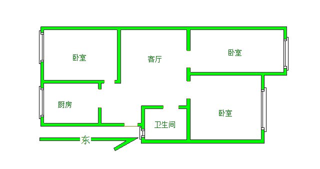 淮海青年公寓,淮海小吃街对面，大红本，商品房满五v1,中间楼层9