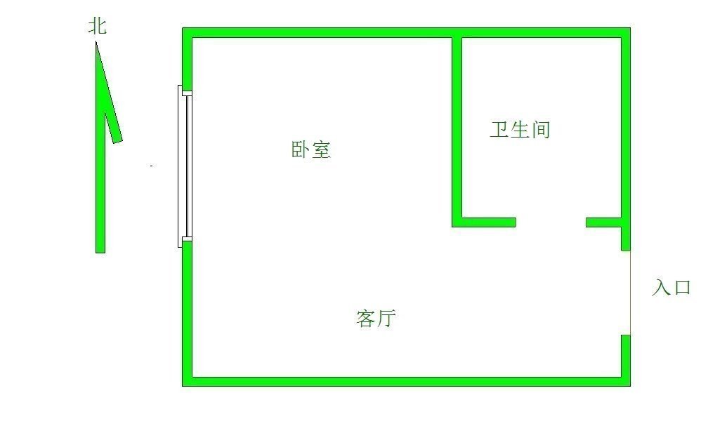 学府花园,精装一室！可落户！！13