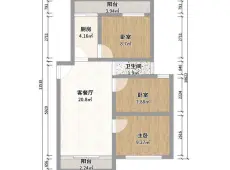 潜江市|物探气库小区3室2厅1卫出售|买房租房佣金全返