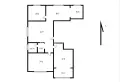 3室2厅1卫1阳台118㎡,阔绰客厅,超大阳台13