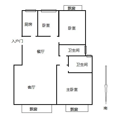 孟达国际新城A2区,孟达国际新城A2 128平米13