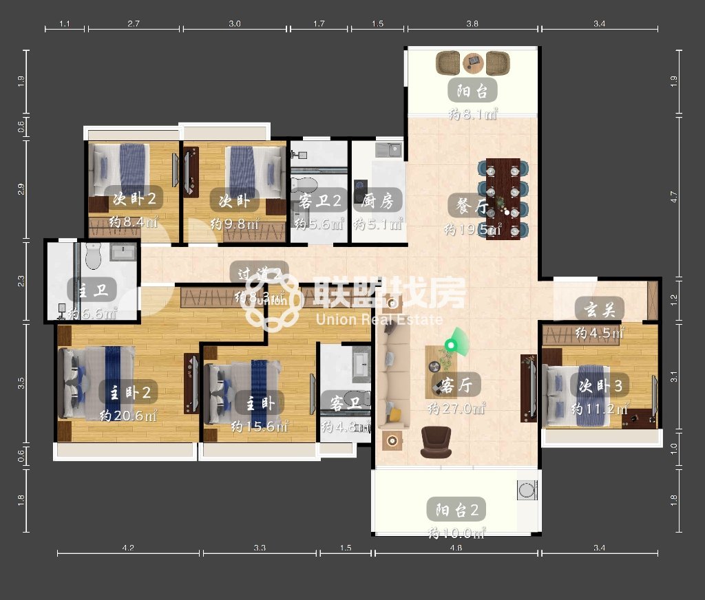 贵港碧桂园,送产权车位和30万红木家具家电，碧桂园大平层5房2厅16