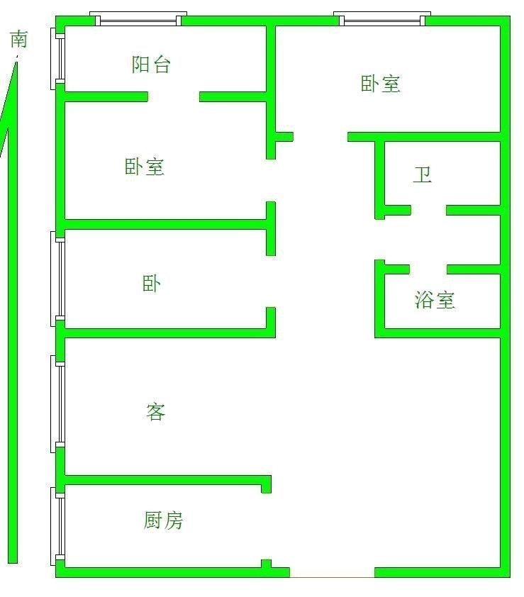 东昌府区东昌府精装3室2厅1卫二手房出售12