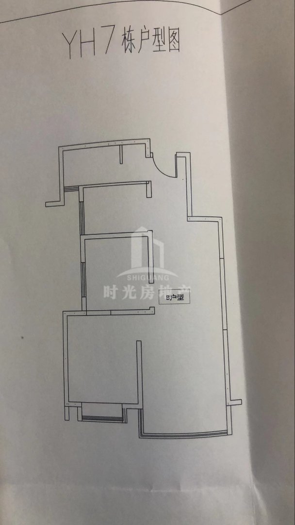 金花玉湖二期，2室2厅1卫1阳台，毛坯，售价34.6万-金花玉湖二手房价