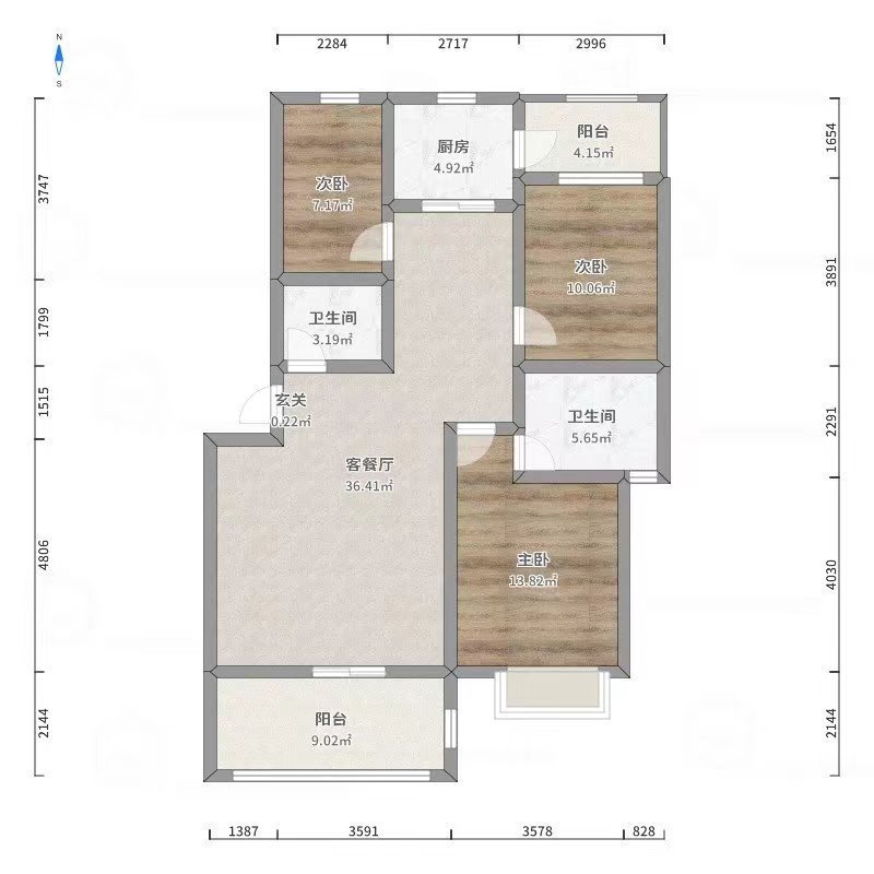麒麟区东片区精装3室2厅1卫二手房出售12