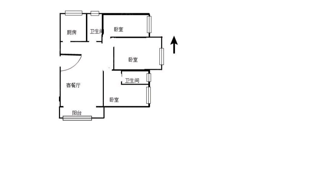 西平县城南精装3室2厅2卫二手房出售12