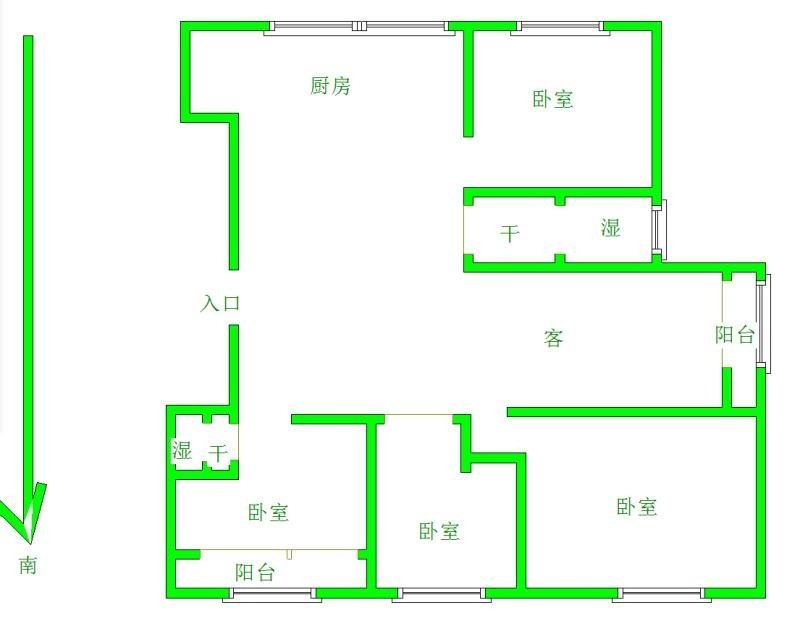 孟达国际新城B2区,孟达国际新城B2 166平米 带储藏室13