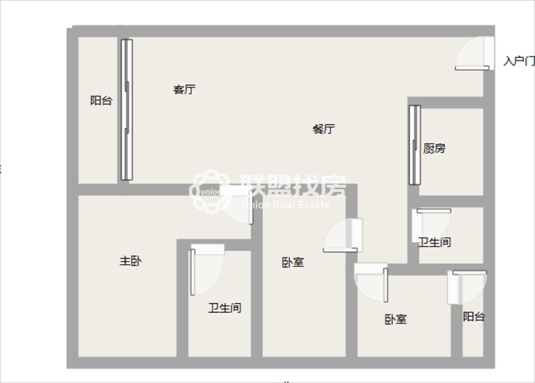 联邦国际,联邦精装3室2厅2卫1阳台1800还在招租13