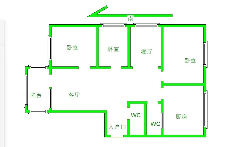 惠丰九院,新上 惠丰九院 步梯中层 三居室 出行便利10