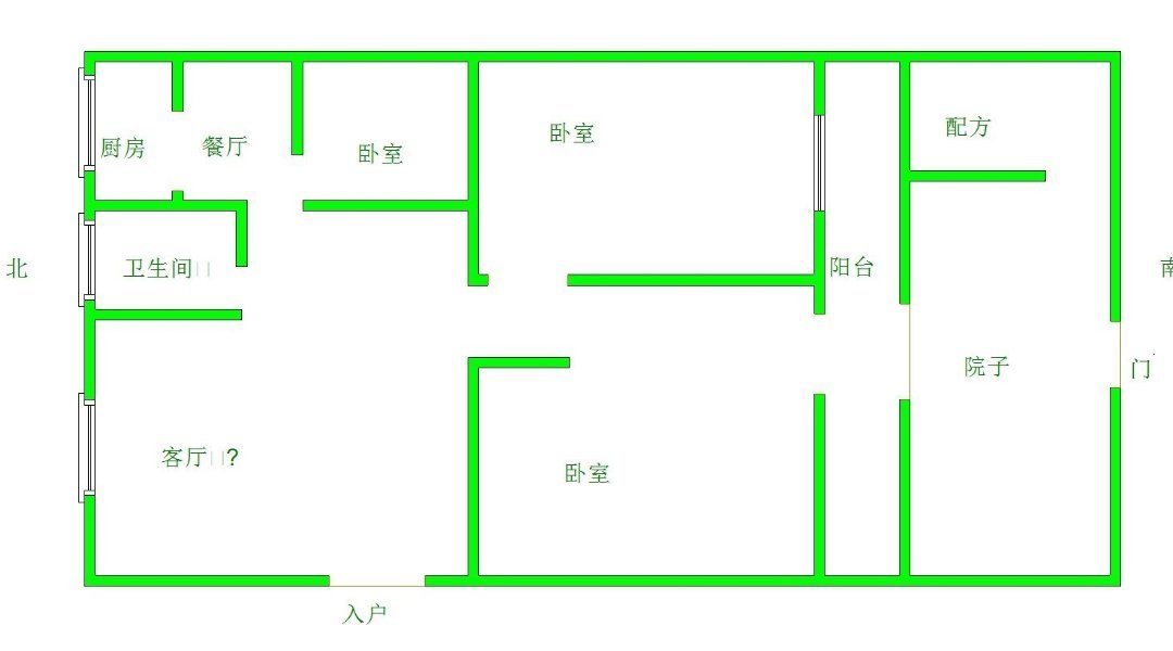 体委家属院,体委家属院98㎡3室2厅1卫1阳台精装，上班族的选择7