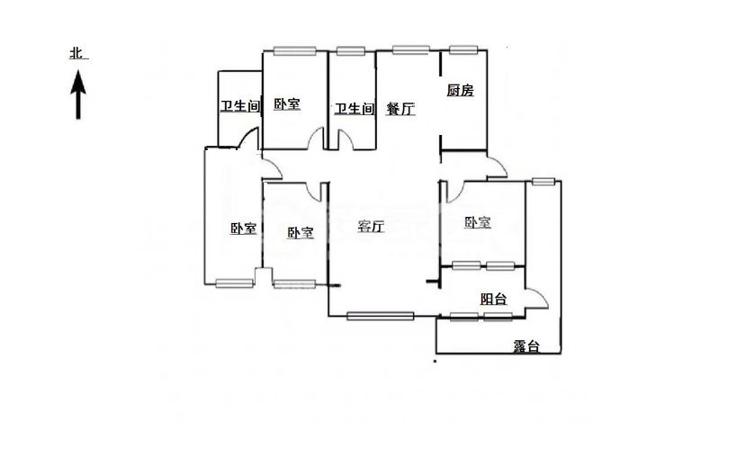 睢阳区城南毛坯4室2厅2卫二手房出售13