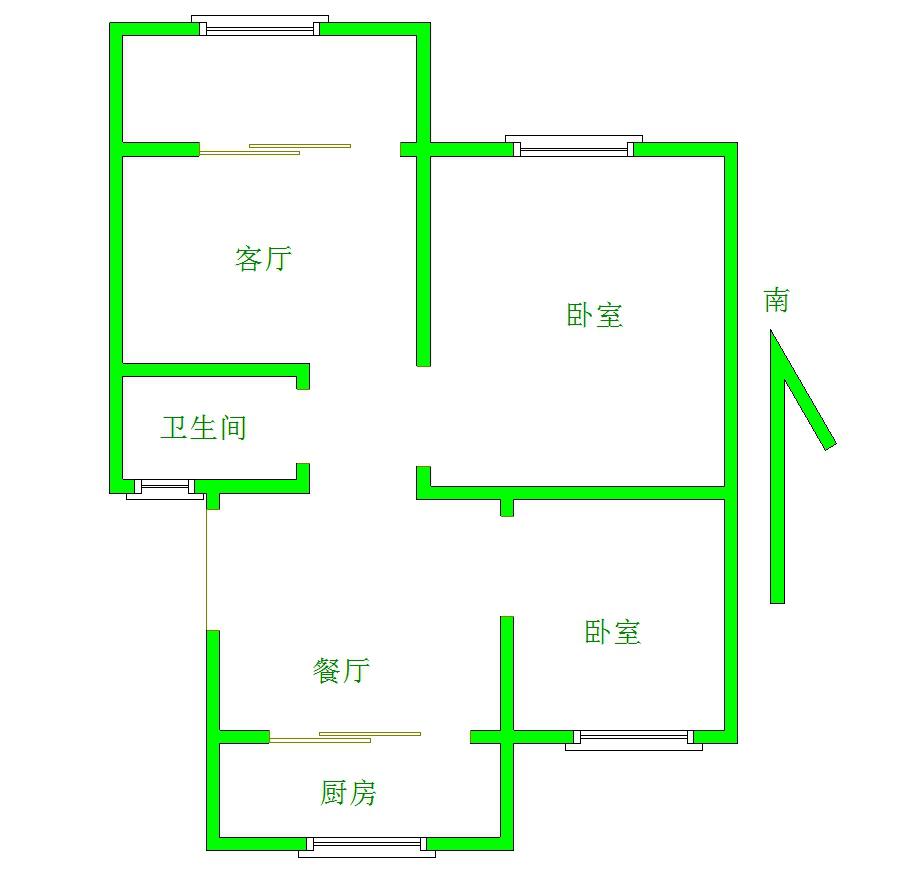 德城区城西普通2室2厅1卫二手房出售10