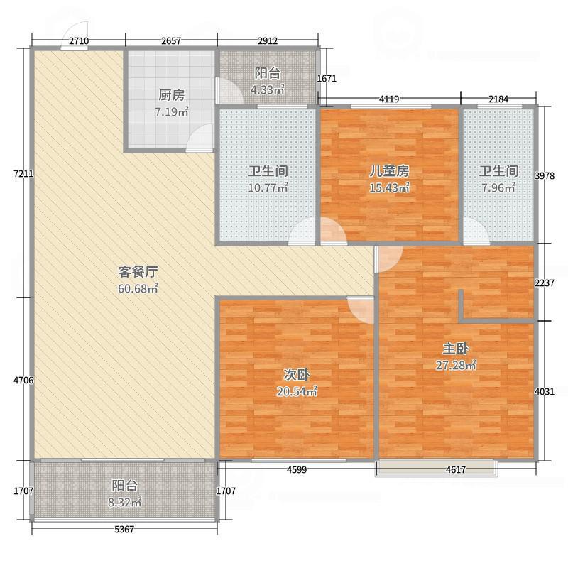 郾城区郾城毛坯3室2厅2卫二手房出售13