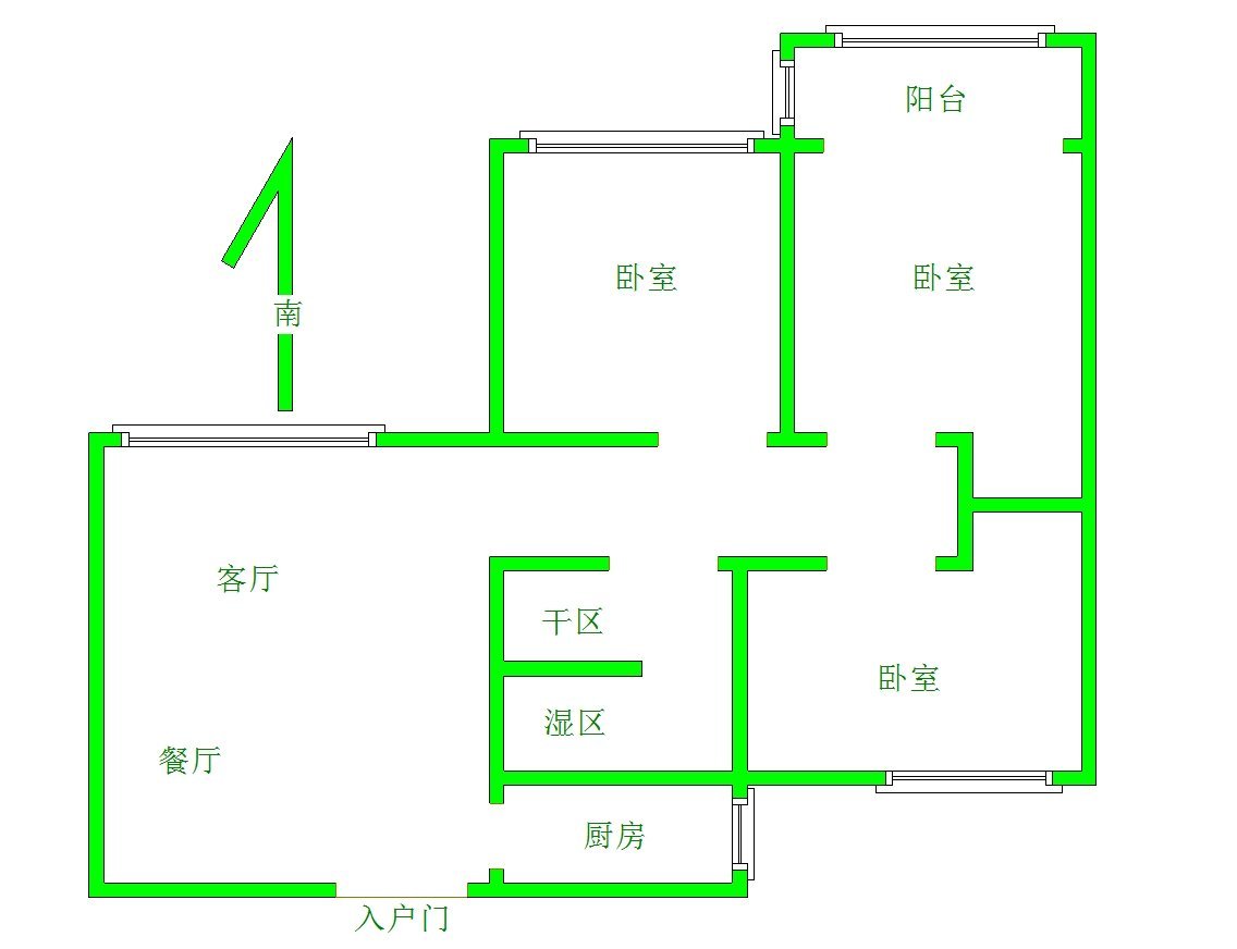 兆盛世纪新城,新上 兆盛世纪新城 南北通透三居室 有车位地下室10