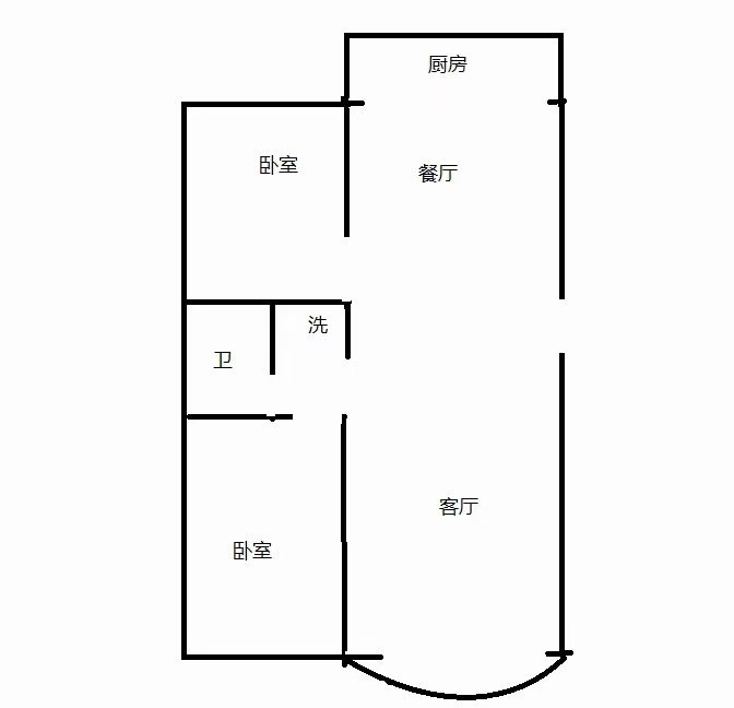 嘉和园一期,AA独 家嘉和园两室二楼精装下午可看房3