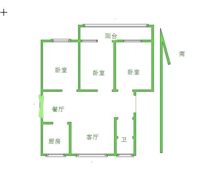 柳泉花园公安小区,房子三室朝阳，诚心卖房。13