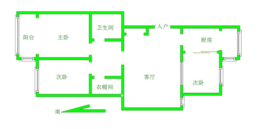 府秀江南,府秀江南 温馨三居 大红本11