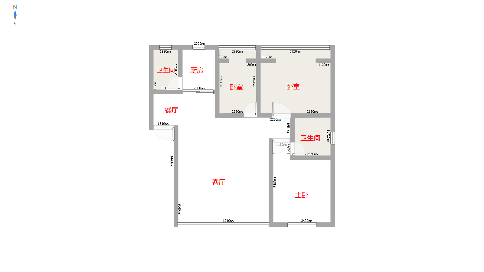 自流井区光大街普通3室2厅1卫二手房出售12