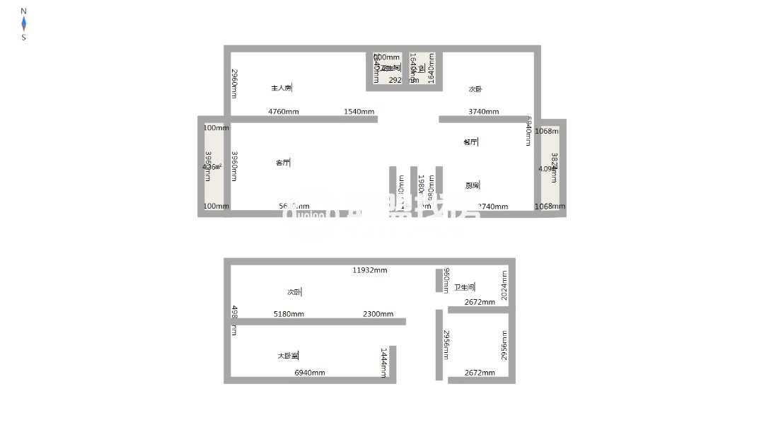 阳光都市,阳光都市复式4房带露台，家具家电齐全，月租1600元！15