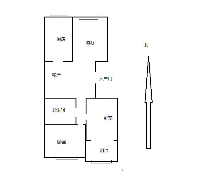 先锋社区,先锋社区1000元/月120㎡3室2厅1卫1阳台普通南北，11