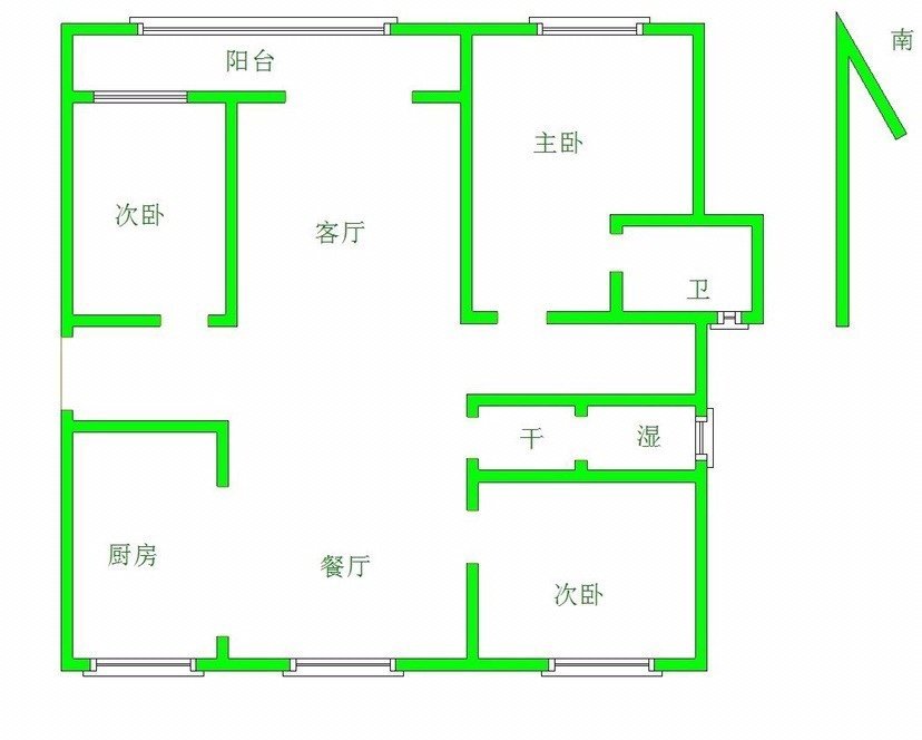 东昌府区东昌府精装3室2厅2卫二手房出售13