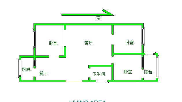 炉坊小区,炉坊小区步梯中层，精装3居，业主诚心出售9