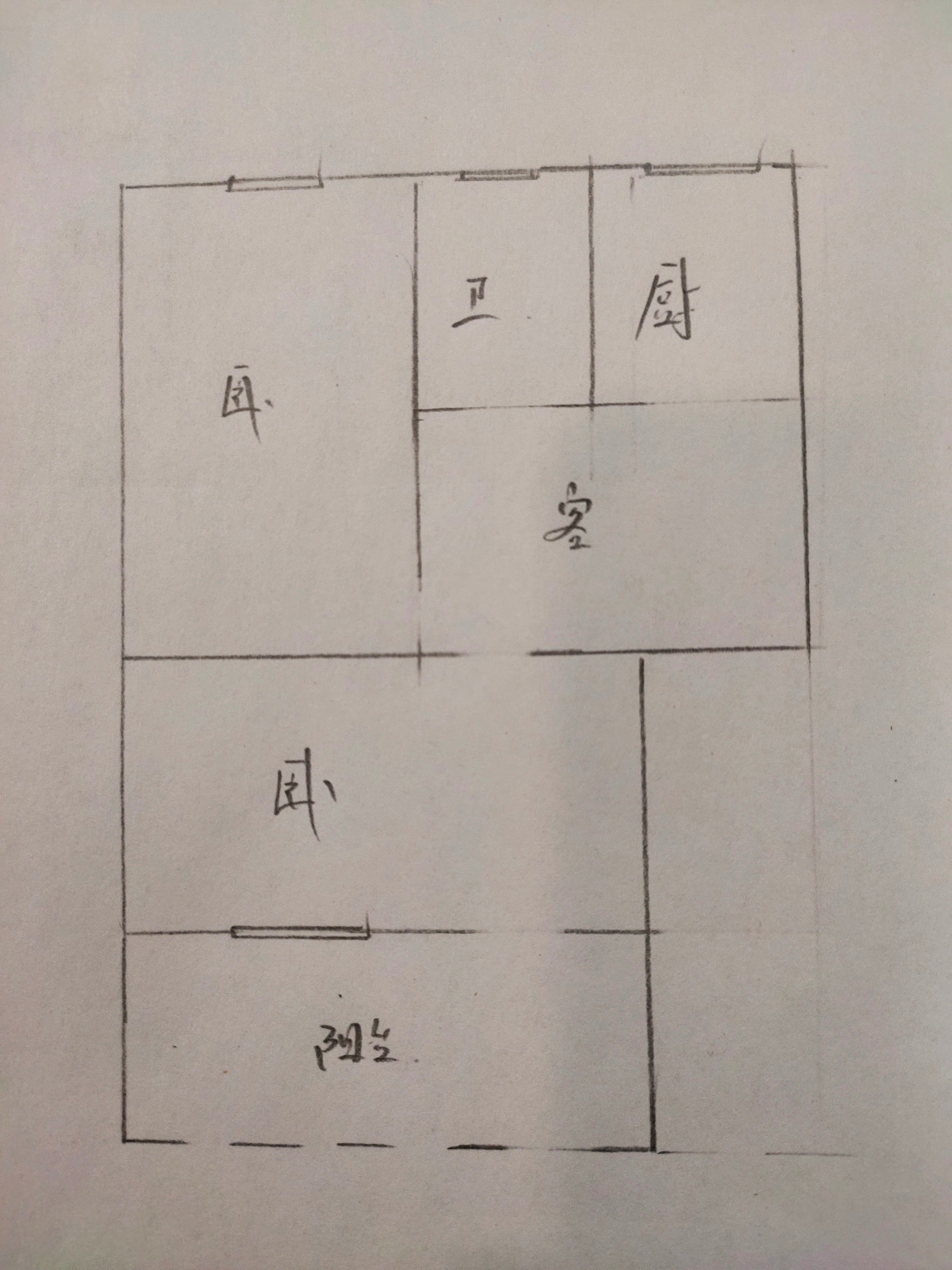 叶祠集资楼小区,一楼简装厨卫新装长期出租7