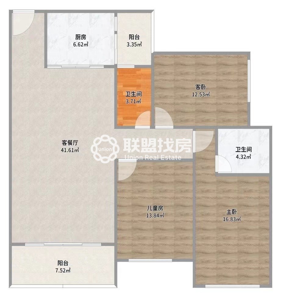 盛世名都,盛世名都114.73㎡3室2厅2卫1阳台普通，好房不等人13