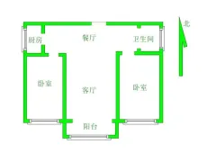 临渭区|政和苑2室2厅1卫出售