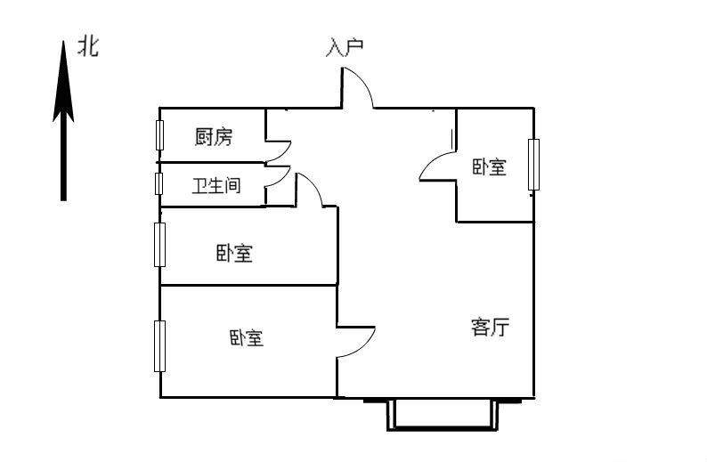 西平县西平精装3室2厅1卫二手房出售11