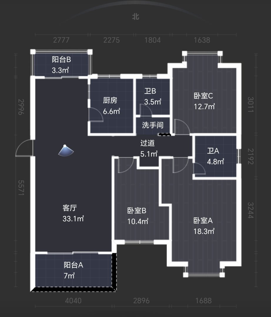 文博府A区,文博府A区125.34㎡3室2厅2卫2阳台精装，好房不等人12