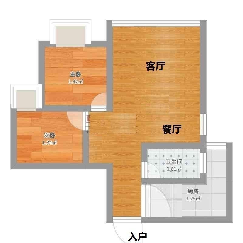 自流井区汇西精装2室2厅1卫二手房出售10