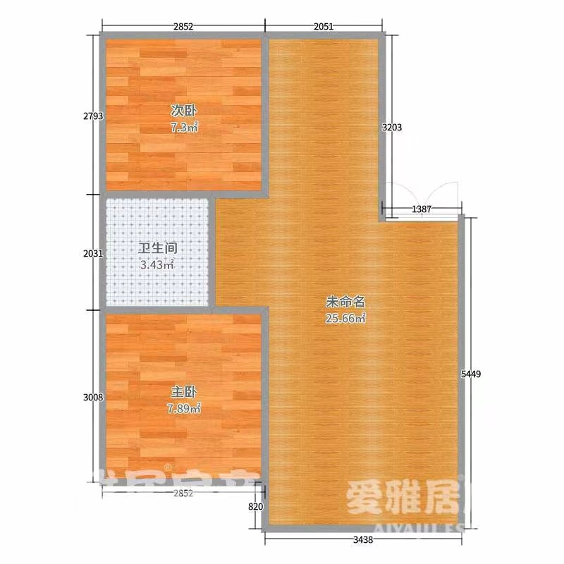 海罗翡翠蓝湾,海罗翡翠蓝湾 电梯跃层 100平三室两卫户型 精装未住12