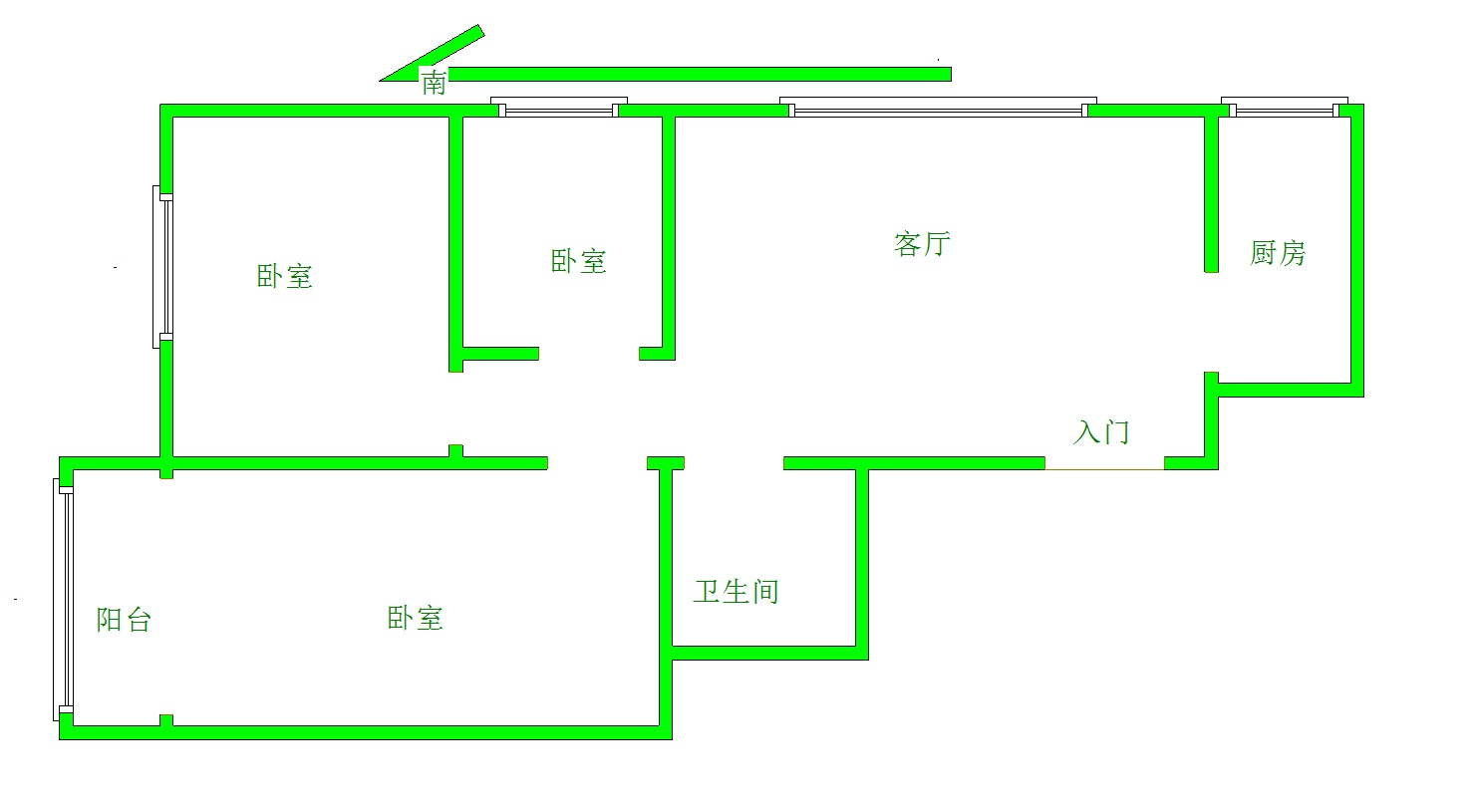 乐苑三区,友谊小学对面 六中隔壁 电梯中层毛坯三居，户型方正采光好9