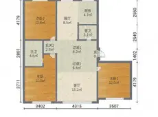 龙凤区|景程3室2厅2卫出售|买房租房佣金全返