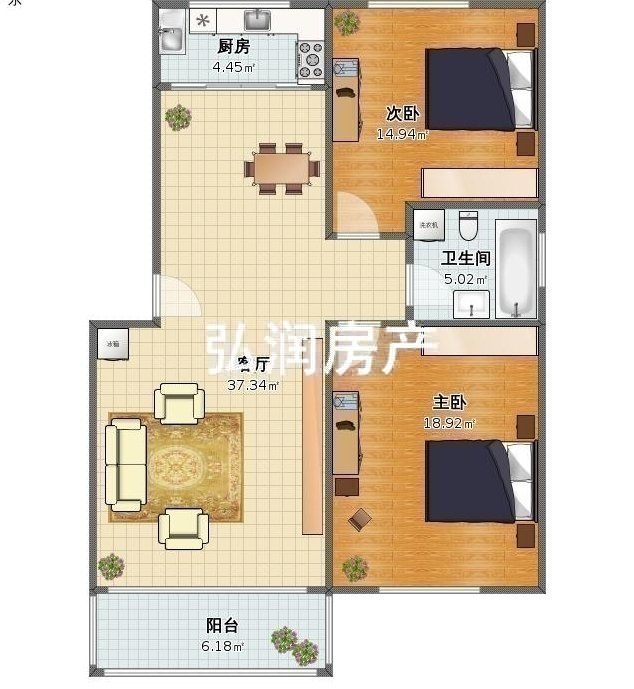 明珠花园,明珠花园114平2室2厅电梯湖景房诚意出售2