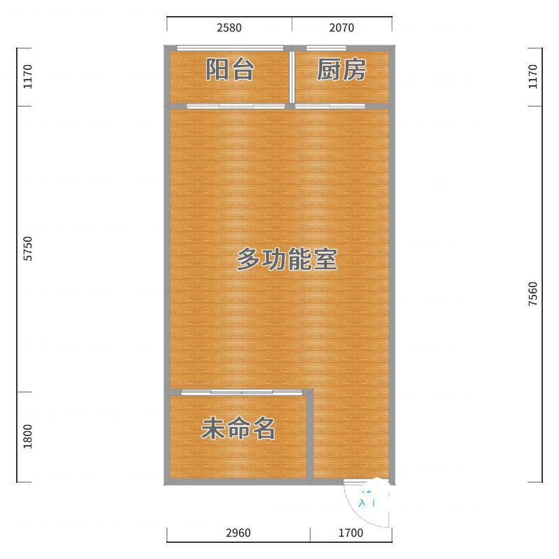 雅加达,雅加达 72.7平 两房 售价：79.8万10