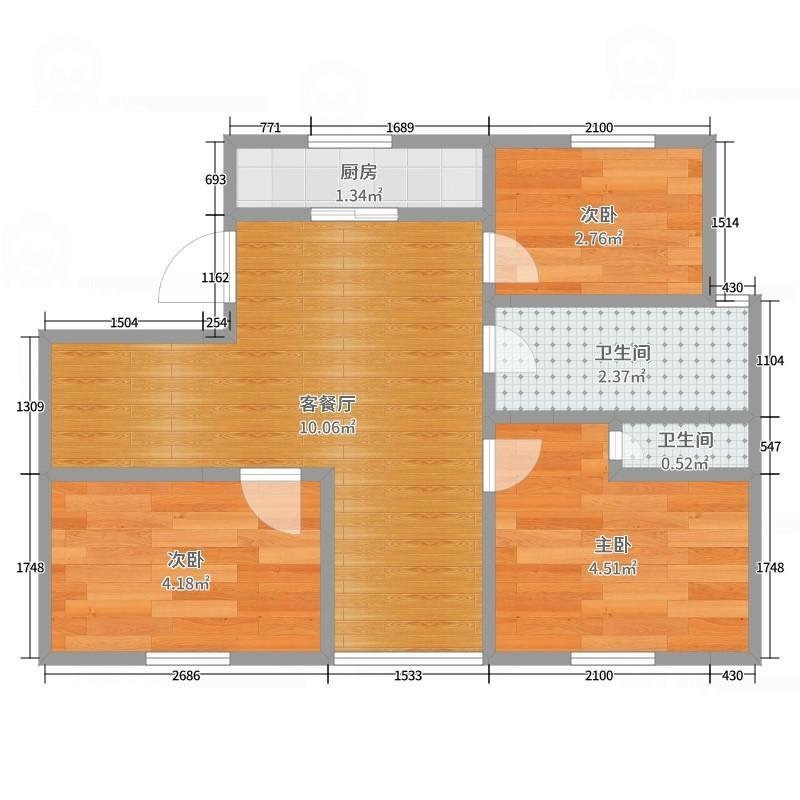 富宸花园,学校边上五楼复试飞机户型家主精装修送家具家电11